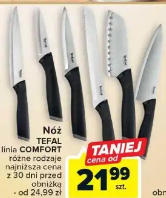 Carrefour Nóż TEFAL linia COMFORT oferta