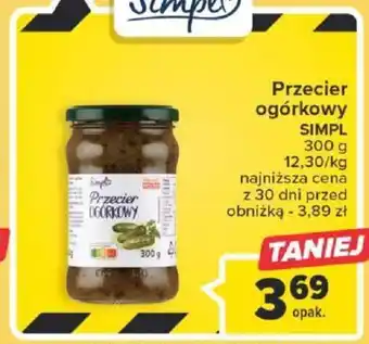 Carrefour Przecier ogórkowy SIMPL 300g oferta
