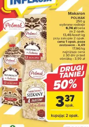 Carrefour Makaron POLMAK 250 g oferta