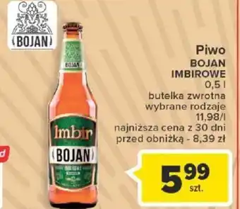 Carrefour Piwo BOJAN IMBIROWE 0,5l oferta