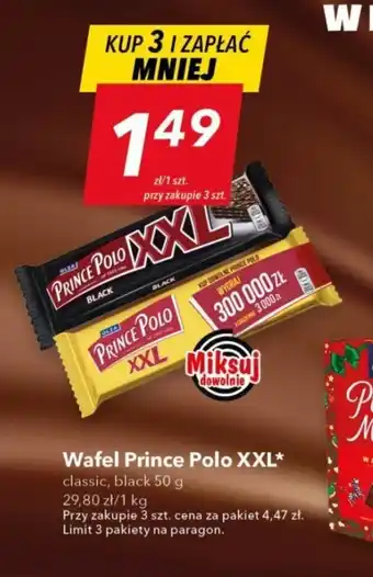 Lewiatan Wafel Prince Polo XXL 50g oferta