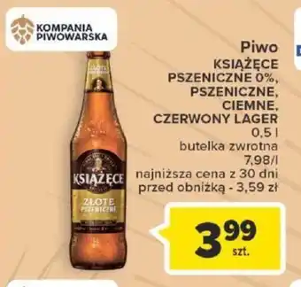 Carrefour Piwo DRINK ID KSIĄŻĘCE 0% PSZENICZNE 0,5l oferta