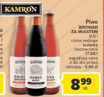 Carrefour Piwo BROWAR ZA MIASTEM 0,5l oferta