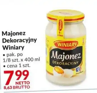 Makro Majonez Dekoracyjny Winiary 400ml oferta