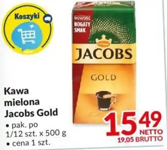 Makro Kawa mielona Jacobs Gold 500 g oferta