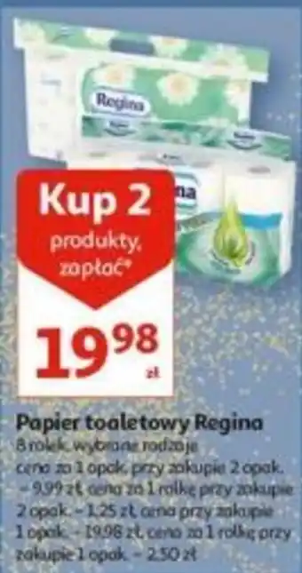 Auchan Papier toaletowy Regina 2 x 8 rol. oferta