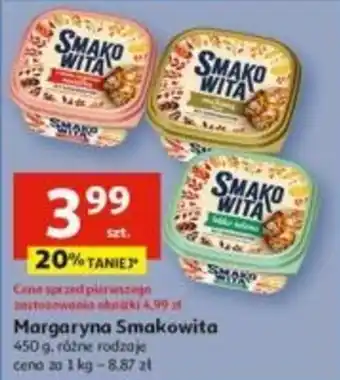 Auchan Margaryna Smakowita 450 g oferta