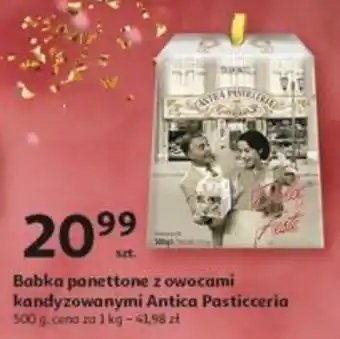 Auchan Babka panettone z owocami kandyzowanymi Antica Pasticceria 500 g oferta