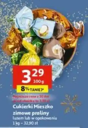 Auchan Cukierki Mieszko zimowe praliny 100 g oferta