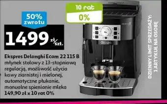 Auchan Ekspres do kawy delonghi oferta