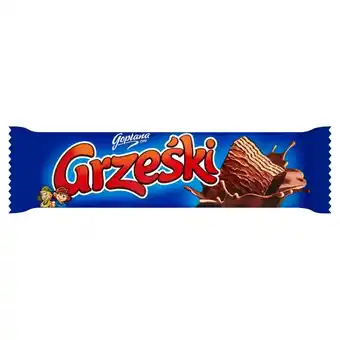 Globi Grześki wafel przekładany kremem kakaowym w czekoladzie 36 g oferta