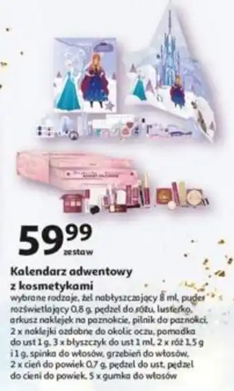 Auchan Kalendarz adwentowy z kosmetykami oferta