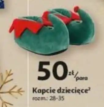 Auchan Kapcie dziecięce oferta