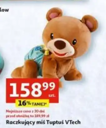 Auchan Raczkujący miś Tuptuś VTech oferta