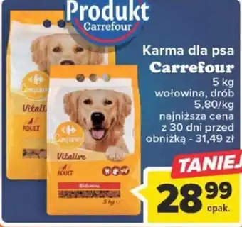 Carrefour Karma dla psa Carrefour 5kg oferta