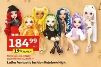 Auchan Lalka Fantastic fashion Rainbow High oferta