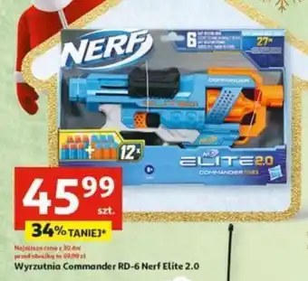 Auchan Wyrzutnia Commander RD-6 Nerf Elite 2.0 oferta