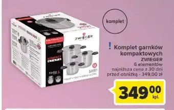 Carrefour Komplet garnków kompaktowych ZWIEGER oferta