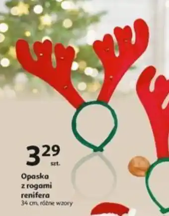 Auchan Opaska z rogami renifera oferta
