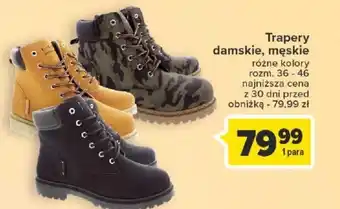 Carrefour Trapery damskie, męskie różne kolory rozm. 36 - 46 oferta