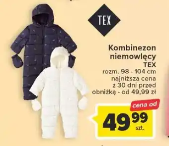 Carrefour Kombinezon niemowlęcy TEX rozm. 98 - 104 cm oferta