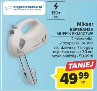 Carrefour Mikser ESPERANZA MUFFIN EKM007WE oferta