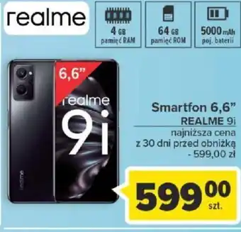 Carrefour Smartfon realme 9i oferta