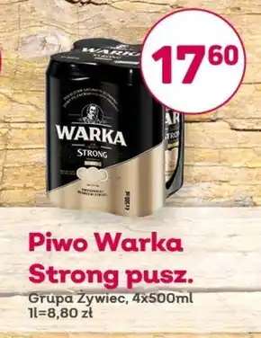 Społem Warka strong piwo jasne 4 x 500 ml oferta