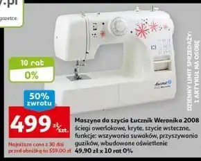 Auchan Maszyna do szycia łucznik oferta