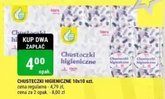 bi1 CHUSTECZKI HIGIENICZNE 10x10 szt. oferta