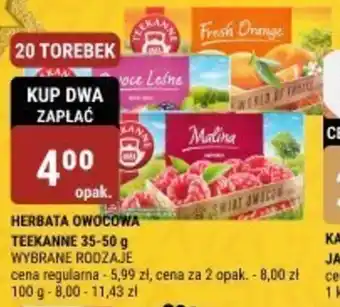bi1 HERBATA OWOCOWA TEEKANNE 35-50 g oferta