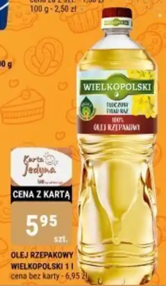 bi1 OLEJ RZEPAKOWY WIELKOPOLSKI 1l oferta