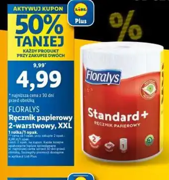 Lidl FLORALYS Ręcznik papierowy 2-warstwowy, XXL oferta