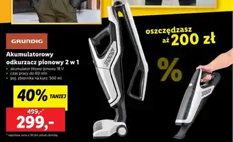 Lidl Akumulatorowy odkurzacz pionowy 2 w 1 oferta