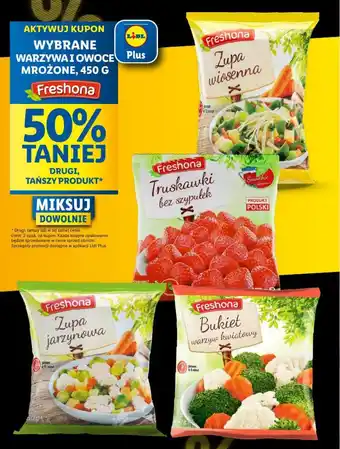 Lidl WYBRANE WARZYWAI OWOCE MROŻONE, 450 G Freshona oferta