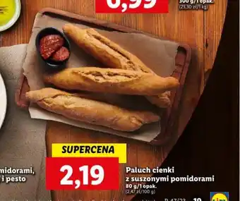 Lidl Paluch cienki z suszonymi pomidorami 80g oferta