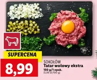 Lidl SOKOŁÓW Tatar wołowy ekstra 150 g oferta