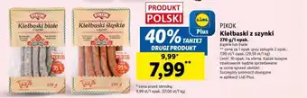Lidl PIKOK Kiełbaski z szynki 270g oferta
