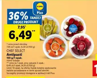 Lidl CHEF SELECT Antipasti 150g oferta