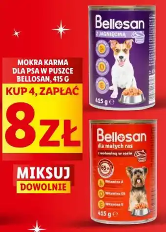 Lidl MOKRA KARMA DLA PSA W PUSZCE BELLOSAN, 415 G oferta