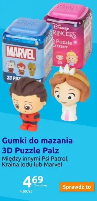 Action Gumki do mazania 3D Puzzle Palz oferta