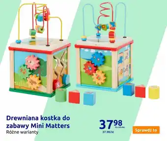 Action Drewniana kostka do zabawy Mini Matters oferta