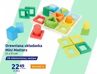 Action Drewniana układanka Mini Matters oferta