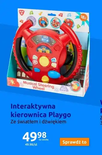 Action Interaktywna kierownica Playgo oferta