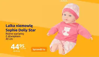 Action Lalka niemowlę Sophie Dolly Star oferta