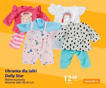 Action Ubranka dla lalki Dolly Star oferta