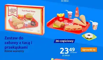 Action Zestaw do zabawy z tacą i przekąskami oferta