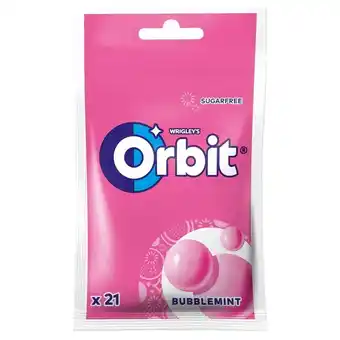 Orbit bubblemint bezcukrowa guma do żucia 29 g (21 sztuk)