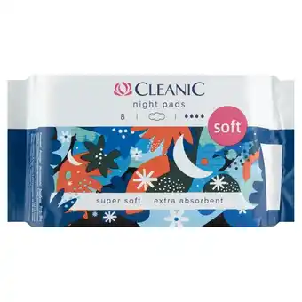 Stokrotka Market Cleanic soft night podpaski higieniczne dla kobiet 8 sztuk oferta