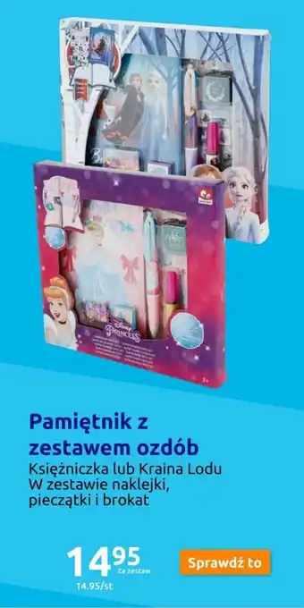 Action Pamiętnik z zestawem ozdób oferta